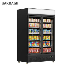 ETL kho bãi & siêu thị nguồn cung cấp thiết bị điện lạnh dọc đơn mát freestanding cửa kính Tủ đông - Product Image 5