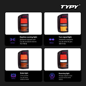 Nouvel ensemble de feux arrière LED 12V avec lentille fumée/téintée pour Patrol Y60 1987-1997 - Product Image 6