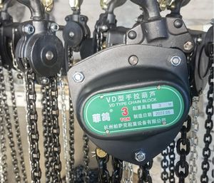Pemasok Cina kustom bangunan menggunakan manual pully block 1 2 3 5 ton vd rantai tangan <span class=keywords><strong>hoist</strong></span> - Product Image 4