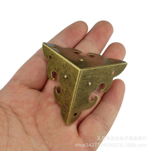 Book <b>Corner</b> Carbon Steel Q78 45Mm New Chinese Style Wooden Box Edge Protection <b>Corner</b> <b>Bracket</b> Accessories - Product Image 4
