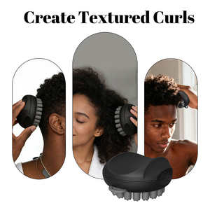 <span class=keywords><strong>Brosse</strong></span> à <span class=keywords><strong>cheveux</strong></span> <span class=keywords><strong>bouclés</strong></span> ronde en silicone imperméable avec logo personnalisé <span class=keywords><strong>pour</strong></span> hommes, <span class=keywords><strong>brosse</strong></span> de massage du cuir chevelu <span class=keywords><strong>pour</strong></span> dreadlocks, outil de coiffage multifonction - Product Image 6