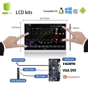 Ban đầu AUO 10.1 <span class=keywords><strong>inch</strong></span> xách tay ECG IPS hiển thị 1280*800 <span class=keywords><strong>LCD</strong></span> Bảng điều chỉnh 10.1 <span class=keywords><strong>inch</strong></span> TFT <span class=keywords><strong>LCD</strong></span> hiển thị mà không cần cảm ứng điện dung - Product Image 4