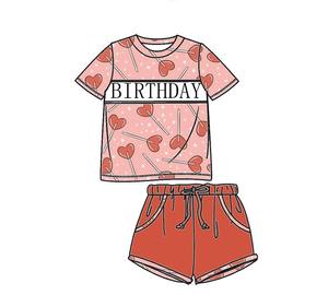 Set di <span class=keywords><strong>Abbigliamento</strong></span> per Ragazze con Motivo <span class=keywords><strong>Mamma</strong></span> per la Festa della <span class=keywords><strong>Mamma</strong></span>, Outfit Boutique Smock Fatto a Mano, Maniche Corte, Alta Qualità - Product Image 6