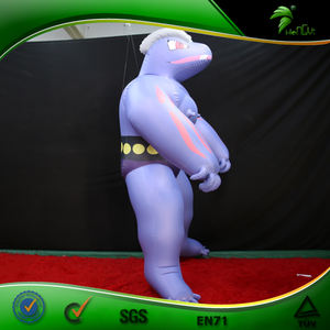 Muñeco inflable con animeles para hombre, muñeco inflable con dibujos animados Hongyi, músculo con SPH - Product Image 4