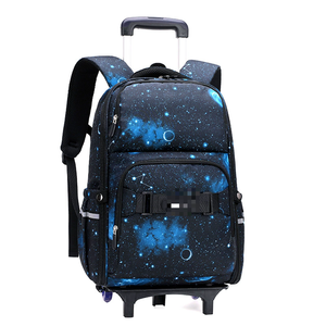 Mochila Escolar con <span class=keywords><strong>Ruedas</strong></span> (Dos/Seis <span class=keywords><strong>Ruedas</strong></span>), Gran Capacidad, Impermeable, para Estudiantes, Mochila Casual de Moda para Niños - Product Image 3