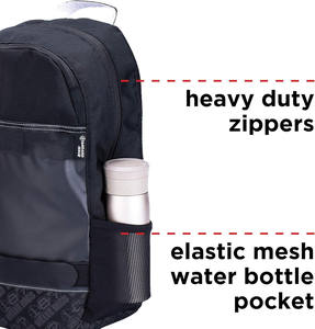 Échantillon gratuit sac à dos de skateboard, sac de skateboard, sac à dos pour ordinateur portable de 17.3 pouces avec port de charge USB, sac à dos de basketball Longboard - Product Image 5