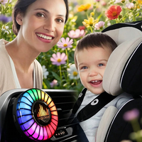 Lámpara de Ritmo Musical para Coche, Ambientador RGB LED con Control por App, Luz de Atmósfera Musical