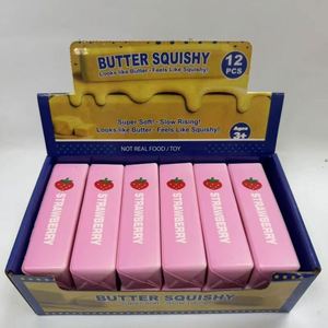 Bâton de beurre réaliste en TPR à remontée lente, super doux, jouet sensoriel en forme de beurre pour fêtes d'enfants - Product Image 5