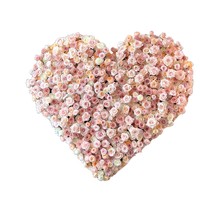 Verlobungs- und Geburtstags-Set Seiden-Realistische Rosenblumenwand Moderner Großer Blumenstrauß Foto-Hintergrund-Dekoration Einkaufszentrum