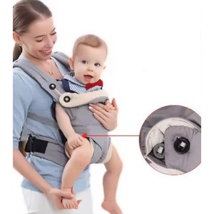 Échantillon gratuit : Sangles de portage bébé mains libres ultra-douces, écharpe de portage bébé extensible tout-en-un pour bébés stylés - Product Image 3