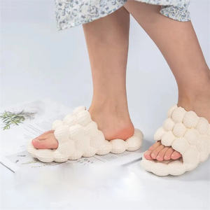 <strong>Funny</strong> Lychee Bubble Slippers Reflexology <strong>Flip</strong> <strong>Flop</strong> for Women'S and Men'S Trengy Slippers Bubble Slides with Custom Clogs Charms - Product Image 3