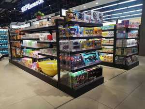 Étagère de supermarché de vente au détail d'épicerie de haute qualité étagère de magasin étagère de supermarché gondole en métal réglable - Product Image 5