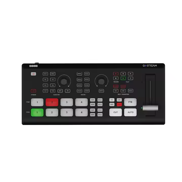 USD452 Free Ship Osee GoStream Deck 5 channel 4 Video Switcher Mixer with sdi card and usb recording for Streaming