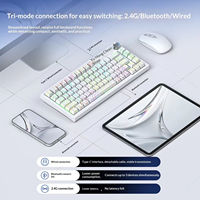DARK ALIEN K75pro Magnetic Shaft Mechanical Keyboard Tri-Mode BT Mechanical Keyboard Hot-Swappable Wireless Keyboard