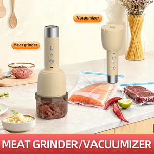 Picadora de Carne con Vacío, Seis Cuchillas de Corte Uniforme, Batería de Gran Capacidad, Portátil para Uso en la Cocina - Product Image 3