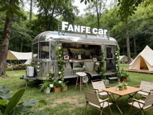 Food Truck Mobile avec Tente de Camping Intégrée pour Festivals en Plein Air et Services de Traiteur de Glamping - Product Image 1