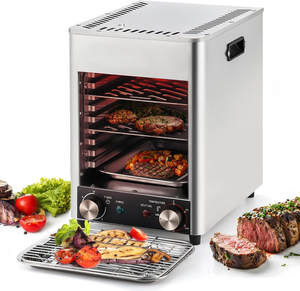 Fabrika sıcak satış taşınabilir elektrikli fırın Pizza makinesi açık fırın ocak masa kızılötesi biftek izgara barbekü