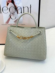 Bolso de Hombro Cruzado de PU para <span class=keywords><strong>Hombre</strong></span>, Superventas Transfronterizo, Nuevo Estilo 2025, Tejido con Cuerda Metálica, Portátil, Textura de Alta Gama, para Viaje - Product Image 3