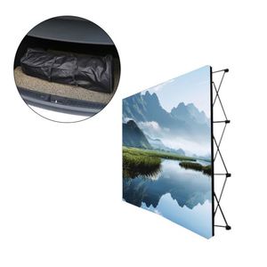 Wholesale Wire Mesh <b>Banner</b> Rack Stand Event Sign-In Wall and Registration Desk Display Board - Product Image 1