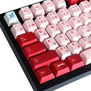 Personnalisé <span class=keywords><strong>GMK</strong></span> Darling <span class=keywords><strong>Keycaps</strong></span> Cherry Profile Pbt 129 Touches Dye Sublimation <span class=keywords><strong>Keycaps</strong></span> pour Mx Switch 61/64/104 Clavier Mécanique - Product Image 4