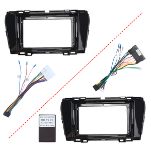 Prix usine 2019-2022 Tivella SsangYon 9 pouces noir brillant voiture <span class=keywords><strong>DVD</strong></span> cadre Installation accessoire support de montage Kit Navigation - Product Image 1