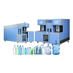 Semi Automatic Mineral Water Plastic Bottle Stretch Blow Moulding Machines10 Liter Pet Bottle Blowing Machine