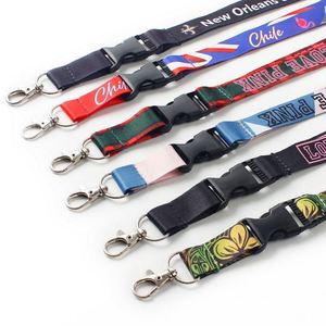<b>Lanyard</b> Manufacturer Custom Promotional Printed Neck <b>Polyester</b> <b>Lanyard</b> with logo Free Sample - Product Image 1
