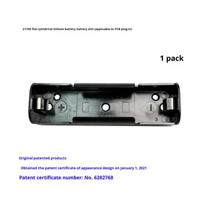 Boîtier de support de batterie Feiben Diypcb Plug-In <span class=keywords><strong>21700</strong></span> pour 1 à 4 cellules, avec ressort nickelé, en PC+ABS, fabriqué en Chine - Product Image 2