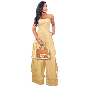 Tuta Intera Sexy da Donna Americana, Moda Femminile, Jumpsuit con Pantaloni Lunghi - Product Image 6