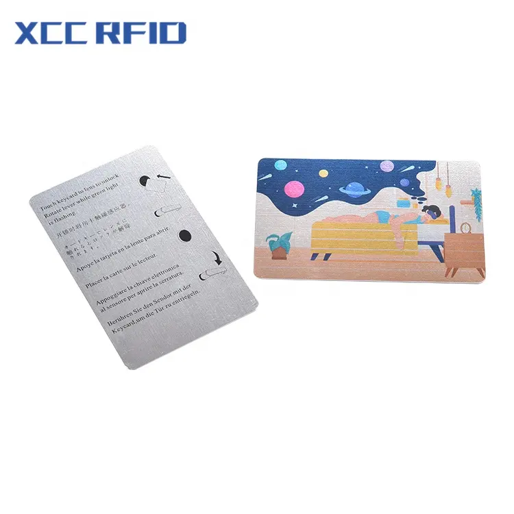 S50 card Wholesale price Customized 13.56Mhz Mifare Access Control F08 Hotel Key Card manufacturer