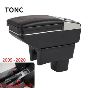 TONC Seat armrest storage box car interior accessories accessories center console for Russian Suzuki Swift car