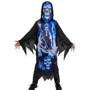 DISFRAZ DE ESQUELETO AZUL PARA NIÑOS TALLA 6-7 AÑOS - Product Image 1