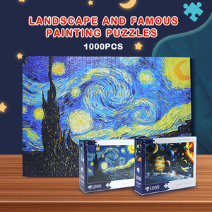 <span class=keywords><strong>Puzzle</strong></span> en papier de haute qualité représentant un ciel étoilé, 1000 pièces, jeu de <span class=keywords><strong>puzzle</strong></span> pour adultes et enfants - Product Image 2