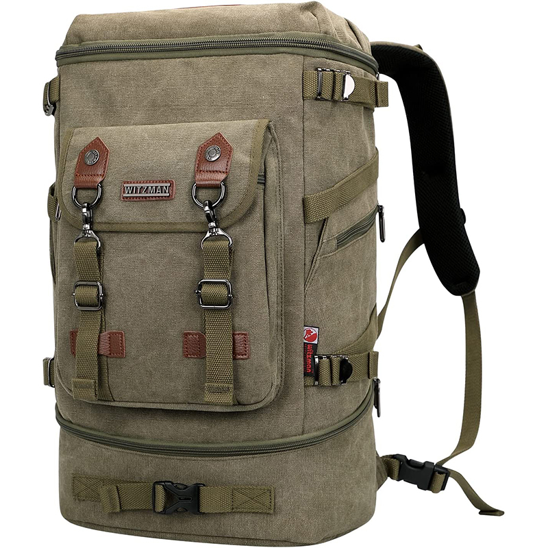 Custom Vintage Canvas Men Backpack Factory