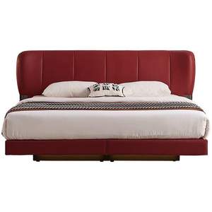 Villa <span class=keywords><strong>de</strong></span> cama <span class=keywords><strong>de</strong></span> cuero <span class=keywords><strong>de</strong></span> lujo ligera italiana <span class=keywords><strong>casa</strong></span> <span class=keywords><strong>de</strong></span> lujo con la serie <span class=keywords><strong>de</strong></span> dormitorio principal <span class=keywords><strong>de</strong></span> cama doble simple moderna - Product Image 4