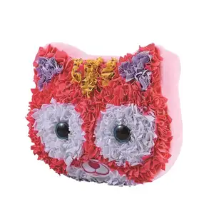 Kid arts and crafts diy stuffed & plush cute toy animal cat pillow
