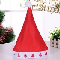 Cappello di Babbo Natale Luminoso a LED con Cinque Stelle, Cappello Natalizio Luminoso per Adulti, Decorazione per Feste, Vendita all'Ingrosso