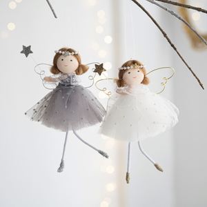 Nouvelles décorations suspendues créatives et adorables en forme de fée et d'ange pour sapin de Noël, idéales comme cadeau pour enfants - Product Image 4