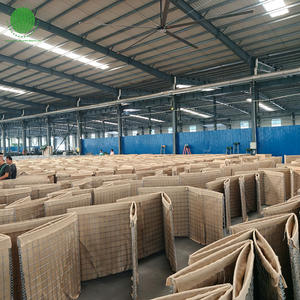 Galvanized Welded Steel <strong>Gabion</strong> Wall-Foldable Flood Control Sand Barrier Guardrail and <strong>Fence</strong> - Product Image 1