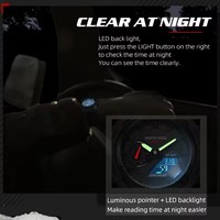 NORTH EDGE Mars3 Jam Tangan Digital Olahraga Modis Jam Tangan LED Waktu Dunia Jam Tangan Tahan Air untuk Pria Stopwatch Olahraga Luar Ruangan Alarm