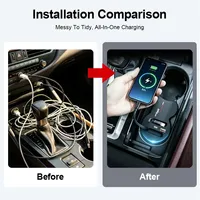 Kabel Retractable Vtear Multi Fungsi, Stasiun Docking Mobil, Aksesoris Dekorasi Interior Untuk Hongqi H5 Ousado 2023-2025