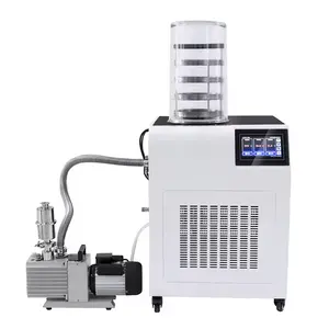 Phòng thí nghiệm benchtop nhỏ mini lạnh máy sấy chân không lyophilizer đóng băng Máy Sấy Giá