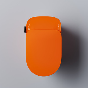 Sang trọng thiết bị vệ sinh S-trap thông minh CHẬU VỆ SINH nhà vệ sinh bọt lá chắn tự động lật tuôn ra Cam tráng men gốm thông minh nhà vệ sinh với xe tăng - Product Image 5