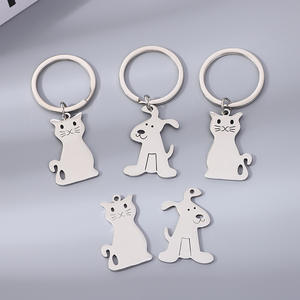Portachiavi Personalizzato in Acciaio Inox a Forma di Gatto, Regalo Promozionale per Negozi di Animali, Tema Animale Carino per Viaggi - Product Image 4