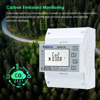 Medidor Eléctrico Bidireccional Eastron SDM630-M con Certificación UL MID, 100A, Trifásico, RS485, Dos Salidas de Pulso, Medidor de Energía Solar