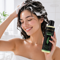 Sampo Keratin Terhidrolisis Rosemary Organik 2-in-1 Krim Herbal Anti-Ketombe Pencegah Rambut Rontok Perawatan Rambut Dewasa Unisex
