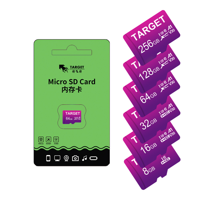 128 GB U3 High-Speed Mini SD Memory Card Compatible Phones Tablets GPS MP3 Players Full HD 4K Plastic Mini Internal Storage"
