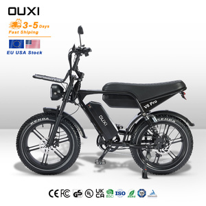 OUXI C80 Pro, Bicicleta Eléctrica Fatbike de 20 Pulgadas, Stock en la UE, Bicicleta Eléctrica para Adultos, 30AH, Batería <span class=keywords><strong>Doble</strong></span>, Ciclo Eléctrico V8 - Product Image 1