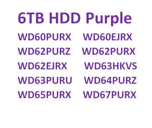 Disco Duro Interno <span class=keywords><strong>WD60PURX</strong></span> WD62PURZWD62PURXWD63PURUWD64PURZWD65PURXWD67PURX de 6 TB, Morado, para Monitoreo, Mecánico, Dedicado para Escritorio - Product Image 2
