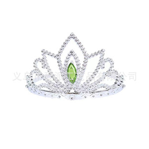 Children Princess Crown And <b>Magic</b> Wand <b>Set</b> Green Butterfly Design Plastic Costume Accessory For Dress Up Play - Product Image 3